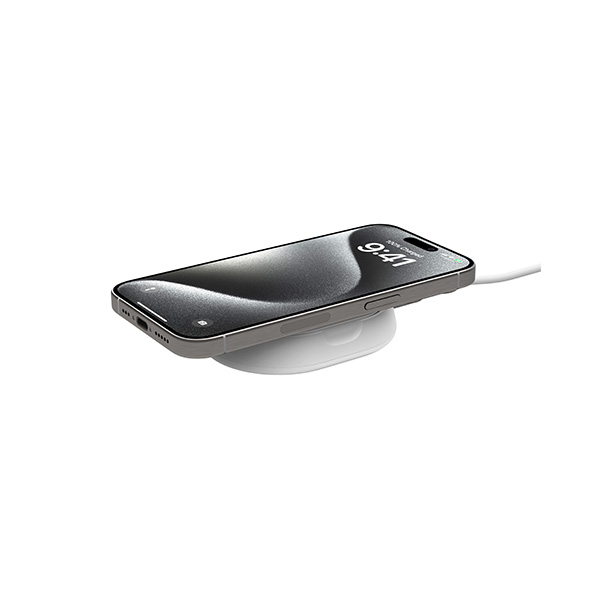 Đế sạc không dây Belkin Qi2 BoostCharge Universal 15W, điều chỉnh linh hoạt đứng nằm, không kèm sạc - hàng chính hãng