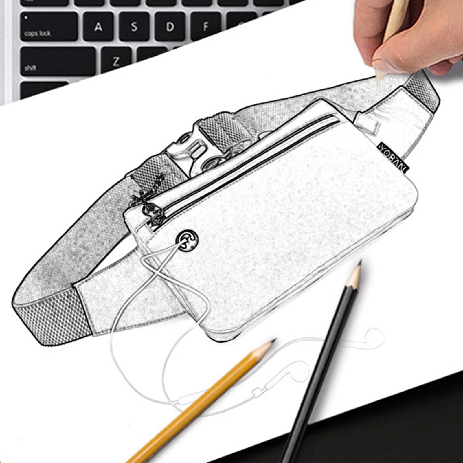 Crossbody Waist Bag Pouch Fanny Pack Casual for Cycling Fishing Travel