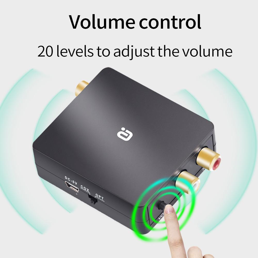 AYINO 24bit 192K DAC 5.1CH HIFI Kỹ Thuật Số Sang Âm Thanh Analog Bộ Chuyển Đổi DTS AC3 PCM Quang Có Đồng Trục RCA 3.5MM 2CH