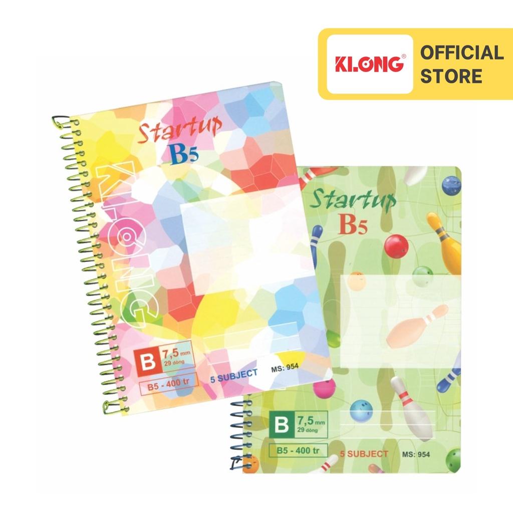 Sổ kẻ ngang lò xo đơn B5 400 trang 70/76; MS: 954