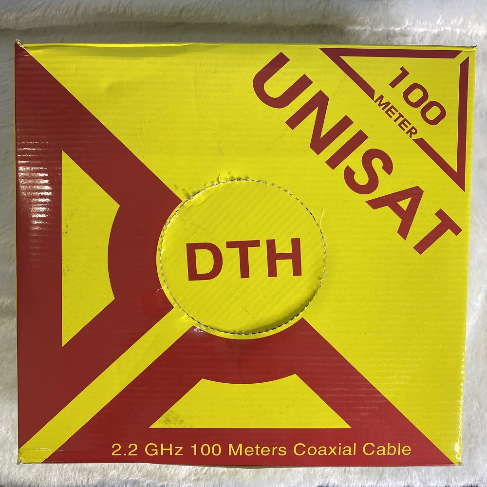 DÂY CÁP RG6 UNISAT (DTH) 100M HÀNG CHÍNH HÃNG.