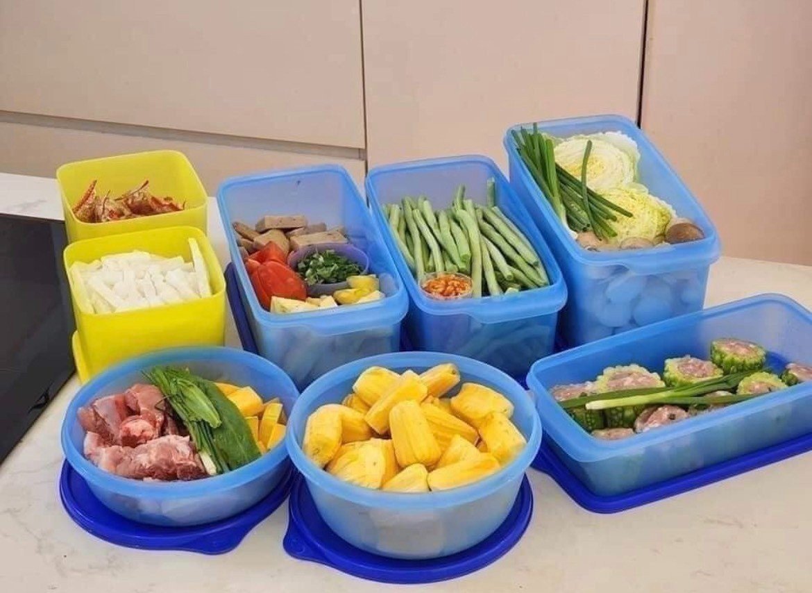 Set Trữ Mát Tupperware Modern 8 Hộp