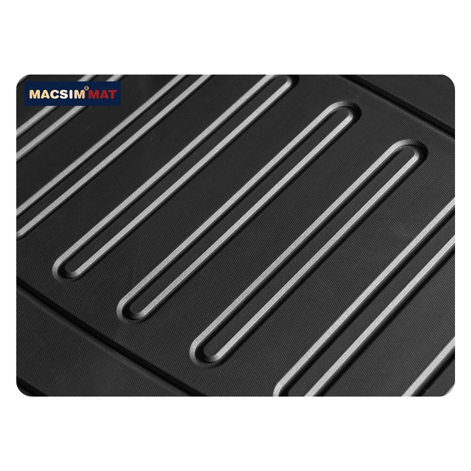 Thảm lót cốp xe ô tô Audi A3 2014 - 2020 nhãn hiệu Macsim 3W chất liệu TPE cao cấp màu đen