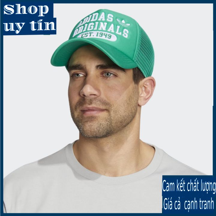 Freeship - MŨ/NÓN KẾT LƯỠI TRAI A.D.D 1949 LOGO THÊU PHỐI LƯỚI THỜI TRANG NAM NỮ CAO CẤP - màu đen/ xanh