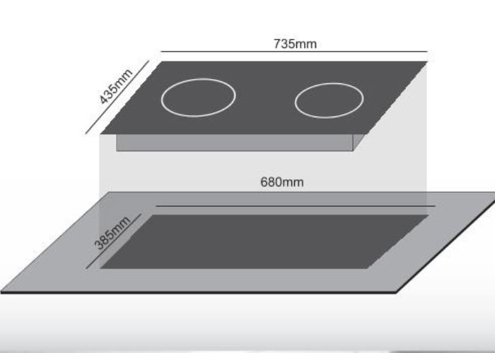 Bếp Từ 2 Vùng Nấu Canaval CA-9979 Điều Khiển Cảm Ứng, Mặt Kính Schott Ceran, Công Nghệ ECO Green, Công Nghệ Inverter, Tổng Công Suất 4000W - Hàng Chính Hãng