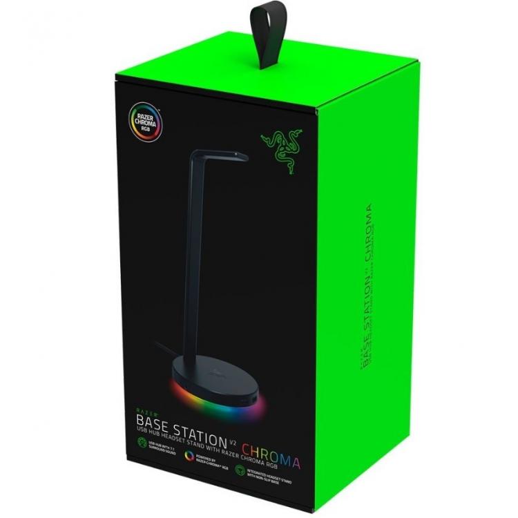 Giá treo tai nghe Razer Base Station V2 Chroma  - Hàng Chính Hãng