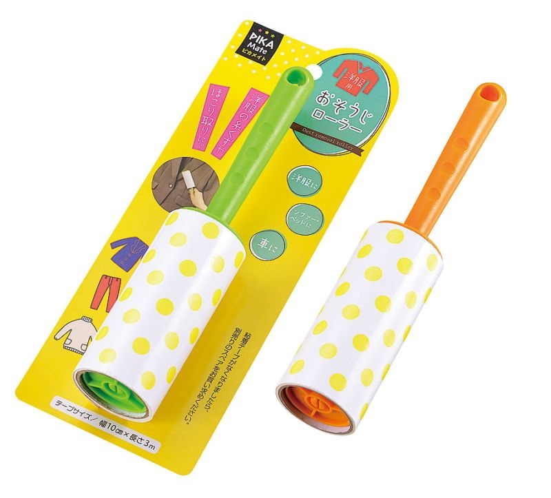 Cây lăn bụi Echo Metal, dùng để lăn các loại bụi bẩn, sợi bông bám dính trên bề mặt quần áo, chăn, gối và đệm ghế - nội địa Nhật Bản