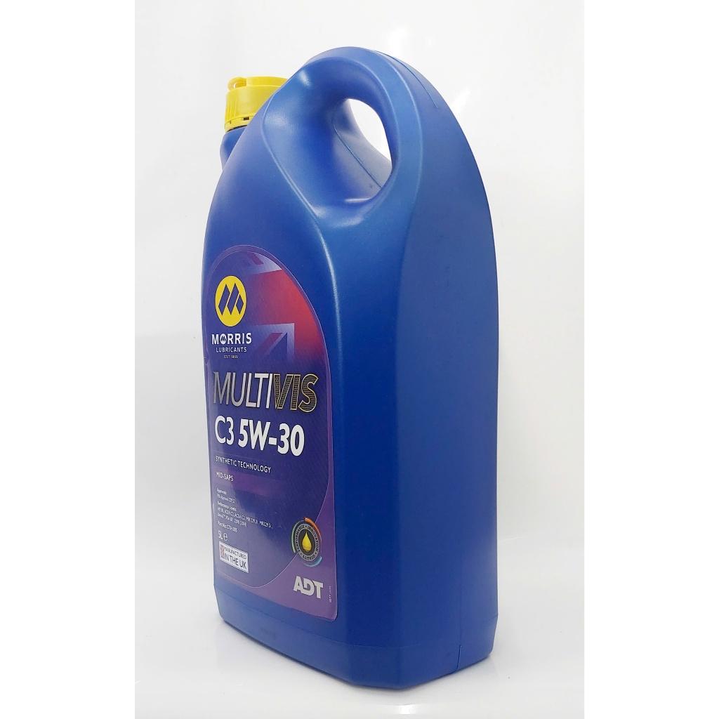 Dầu Nhớt Ô Tô Cao Cấp Diesel Hạng Nhẹ - Morris Lubricants Multivis ADT C3 5W-30 / Can 5L
