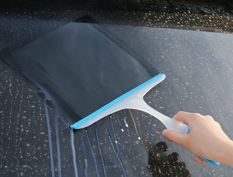 Dụng Cụ Lau Kính Chuyên Dụng Seiwa Pro Nhỏ Gọn Với Lưỡi Gạt Silicone Mềm Dẻo