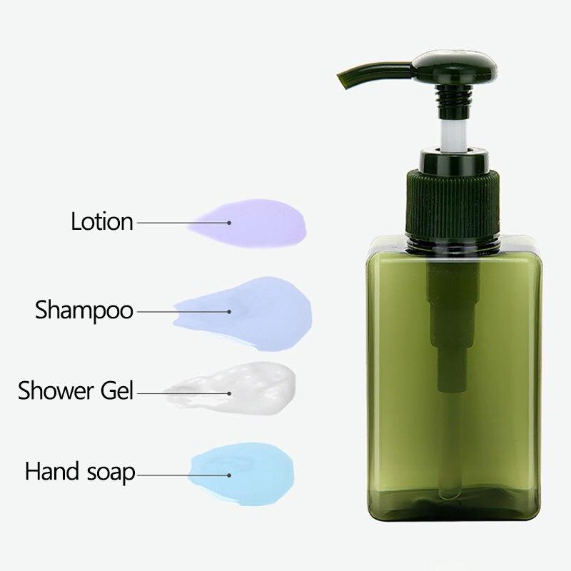Travel Soap Dispenser Shampoo Dispenser Pressed Portable Emulsion Bottles Storage Box Hand Sanitzer Holder Bathroom Accessories