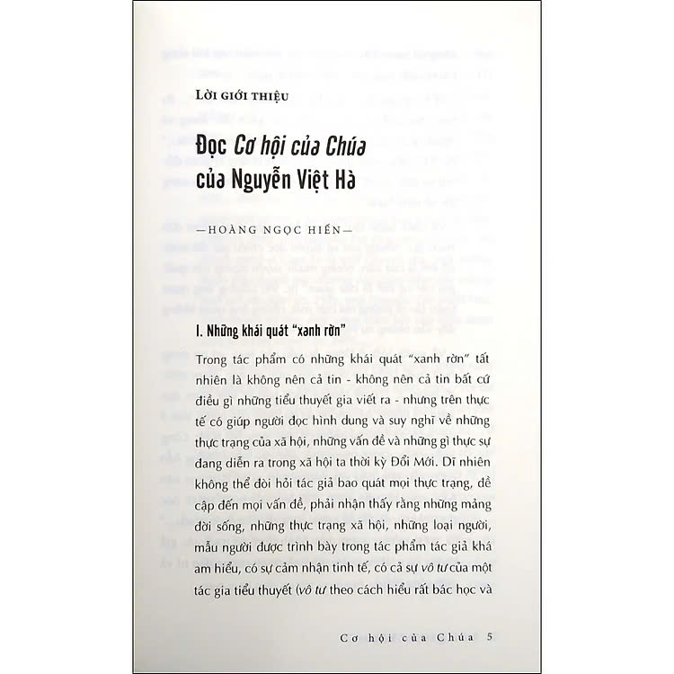 Cơ Hội Của Chúa - Tiểu Thuyết _TRE