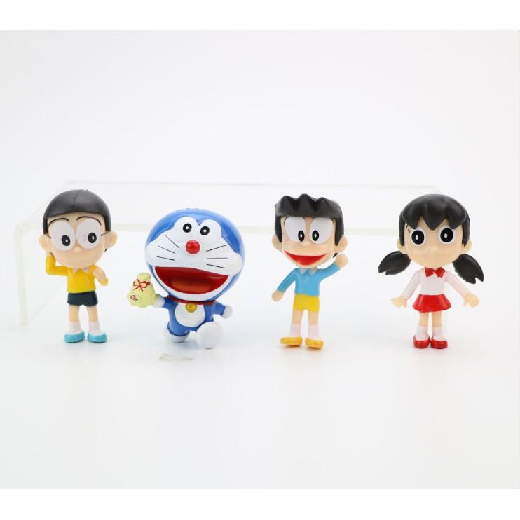 Mô hình Doraemon full bộ cả 8 em quà tặng trang trí