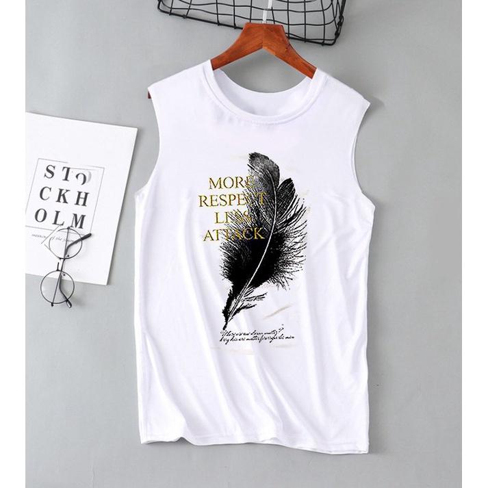 Áo tank top TTN38, đủ 7 size từ S đến 4XL, áo ba lỗ cotton đẹp, form slimfit- Thời Trang Waoo