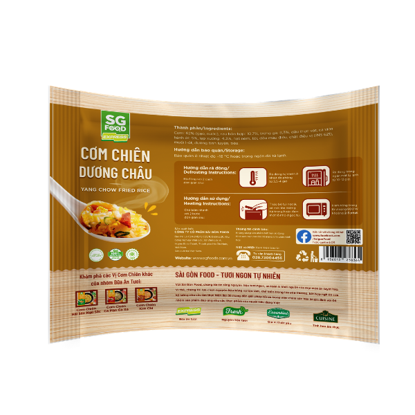 - Cơm Chiên Dương Châu SG Food Túi 250g