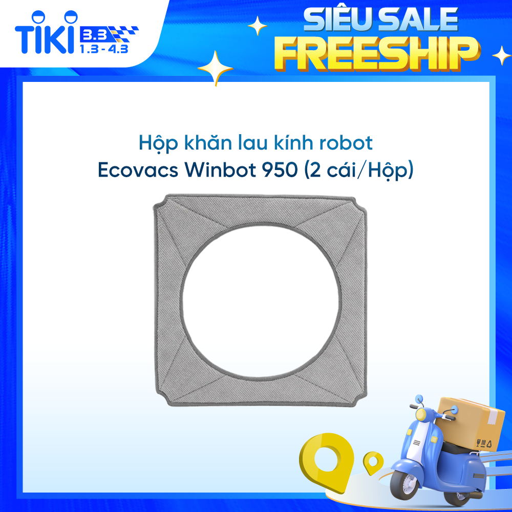 Hộp khăn lau kính Robot WINBOT 950 - Hàng chính hãng