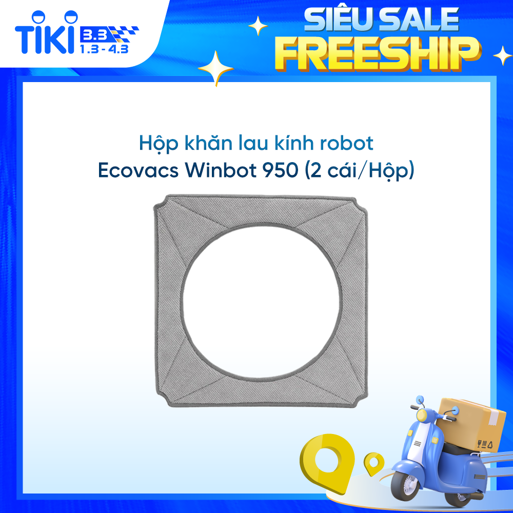 Hộp khăn lau kính Robot  WINBOT 950 (2 cái )- Hàng chính hãng