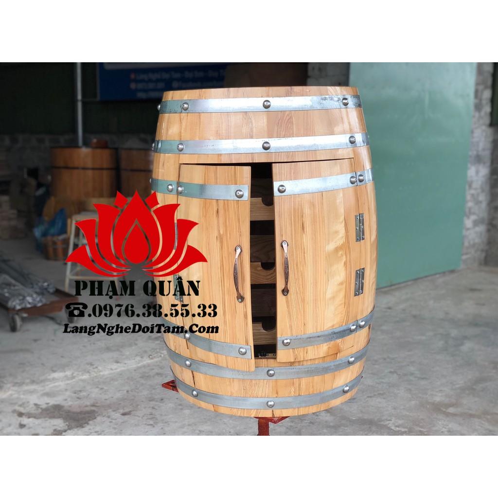 TỦ R.U.O.U THÙNG GỖ SỒI TRANG TRÍ