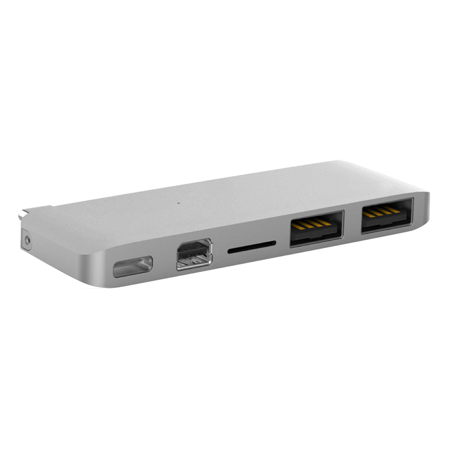 Cổng Chuyển HyperDrive USB-C Hub With Mini DisplayPort For MacBook Pro 2016 / 2017, MacBook 12&quot; - Hàng Chính Hãng