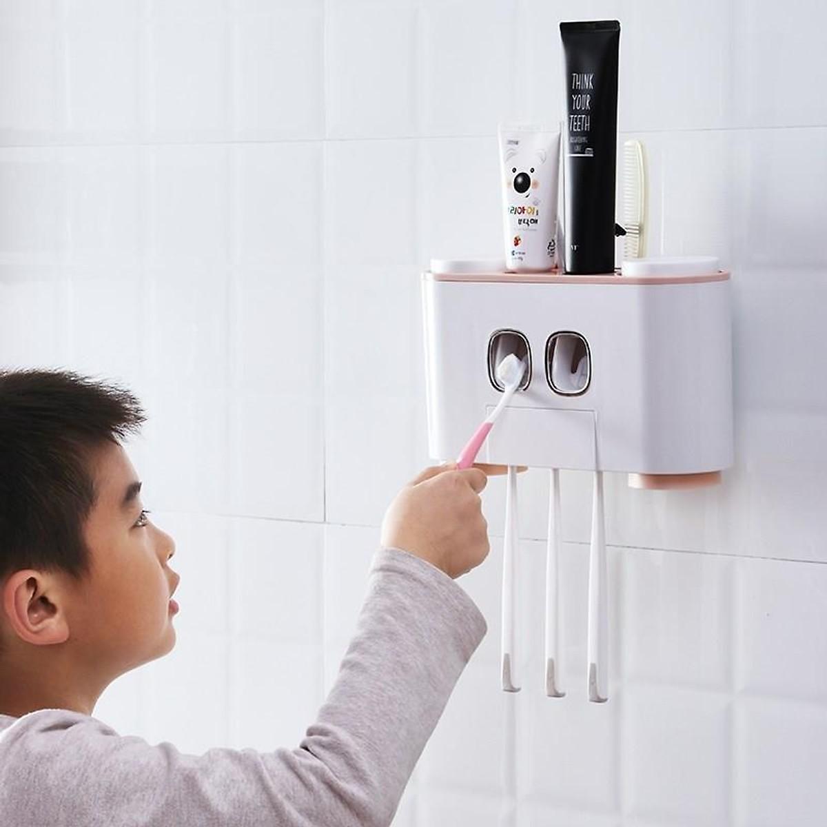 Hộp đựng kem đánh răng - bộ nhả kem đánh răng tự động - GDHN Loại Tốt