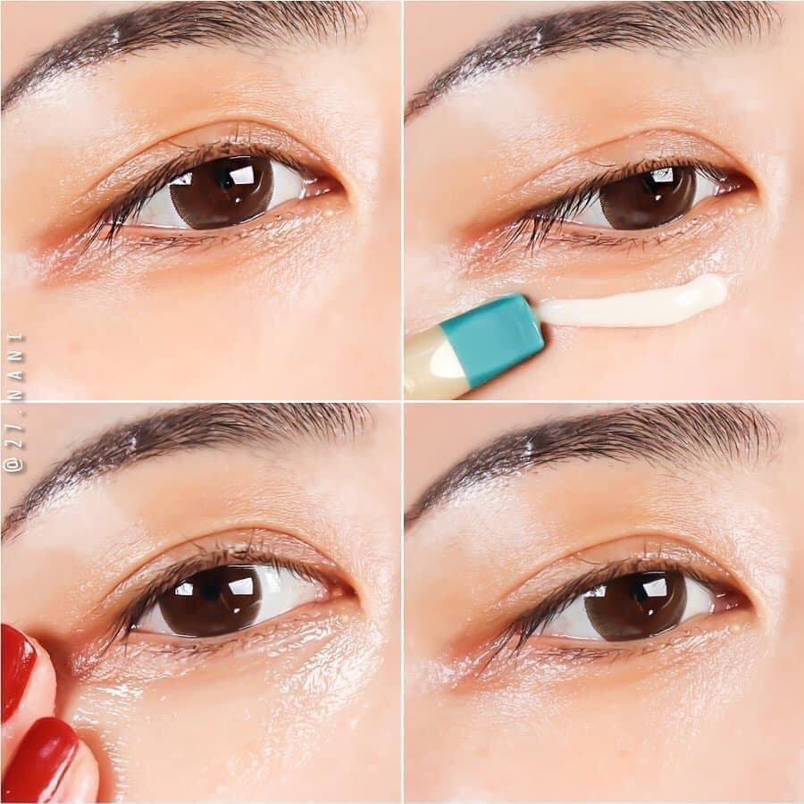 Kem Dưỡng Vùng Mắt AHC Ageless Real Eye Cream For Face mẫu mới 2021 Tặng kèm kẻ mắt nước Images