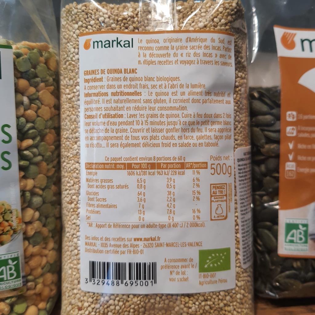 Hạt Diêm Mạch trắng hữu cơ Markal 500g