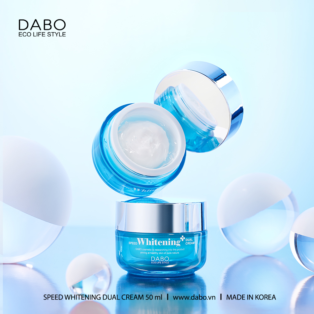 Kem hỗ trợ trị nám trắng da cao cấp - Dabo Speed Whitening Dual Cream 50ml - Hàn Quốc Chính Hãng