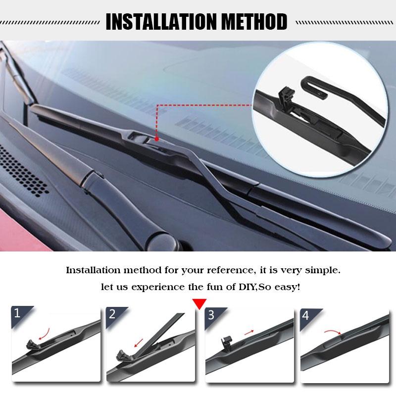 Cần Gạt Nước Kính Chắn Gió Ô Tô Hình Chữ U 14"16"17"18"19"20"21"22"24"26"