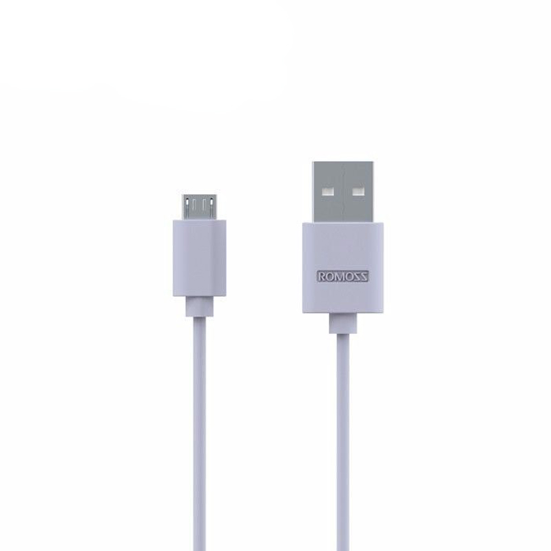 Cáp Sạc Micro USB Romoss (tròn - 1m) - Hàng Chính Hãng