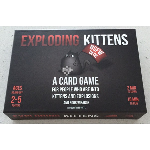 Mèo Nổ Exploding Kittens - Phiên Bản Mèo Nổ Cảm Tử (Mèo Nổ Đen)