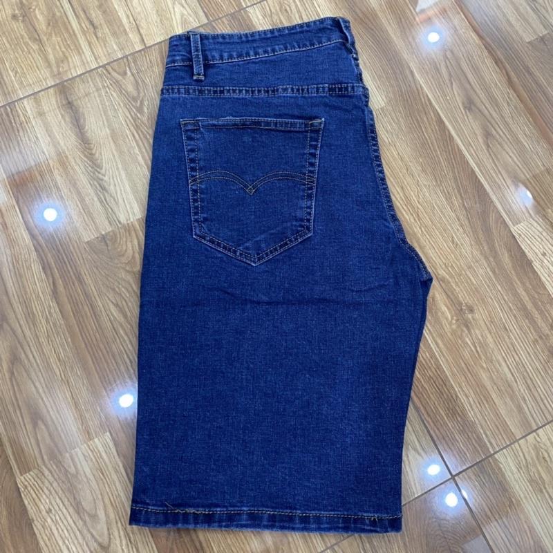 Quần Short Jean Nam Quần Sọt Rin Nam Co Giãn Bigsize Xanh Lịch Sự Thể Thao