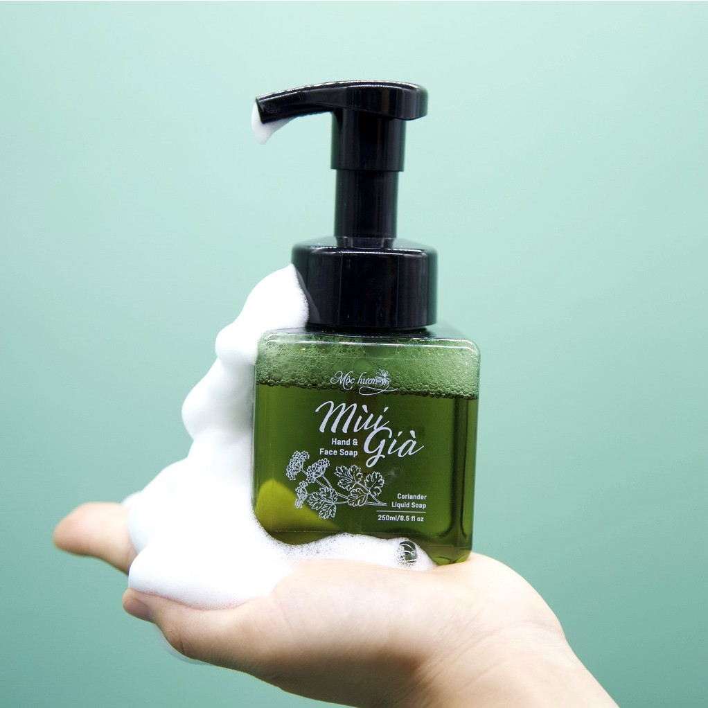 Sữa rửa tay và mặt Mùi già (Hand &amp; Face Soap Mùi già tạo bọt) làm sáng, săn chắc, chống lão hóa da - 250ml