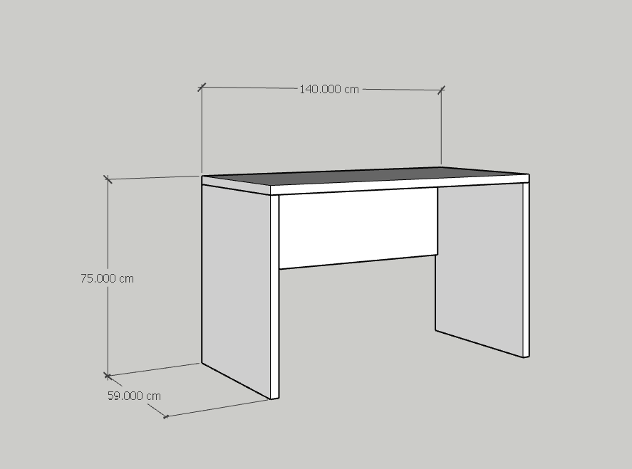 [Happy Home Furniture] OLA , Bàn làm việc 1m2, 1m4 , BAN_051, BAN_052