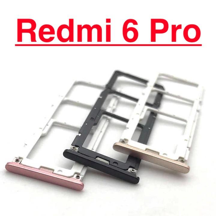 Khay Đựng Sim Thẻ Nhớ Cho Xiaomi Redmi 6 Pro Linh Kiện Thay Thế