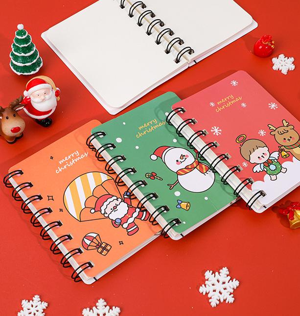 Sổ mini Noel Xmas đẹp ghi note cầm tay nhiều trang giấy tiện lợi làm quà tặng xinh giá rẻ