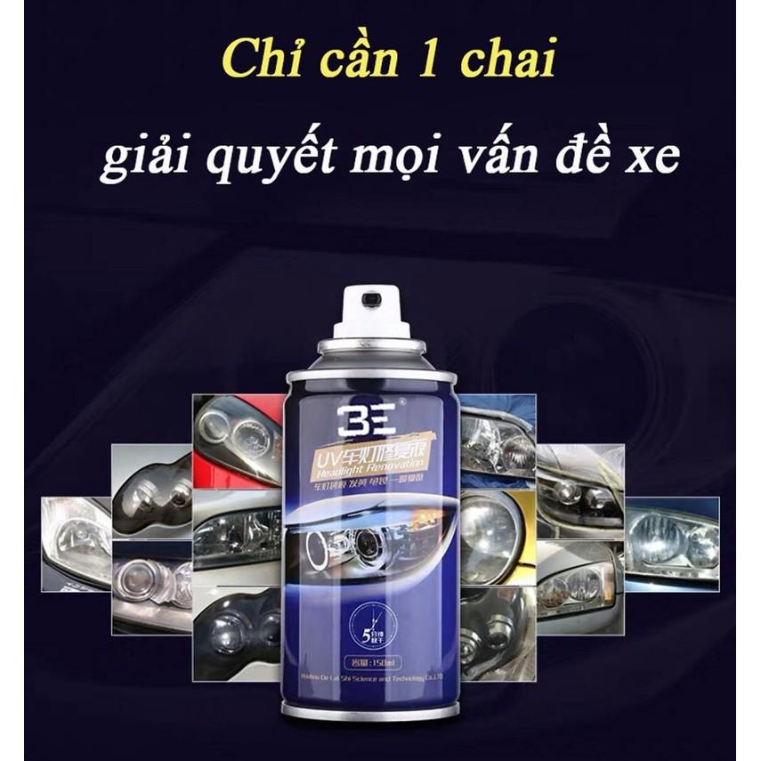 Chai làm sạch, bóng chóa đèn ô tô, xe máy Headlight Clear&amp;Bright