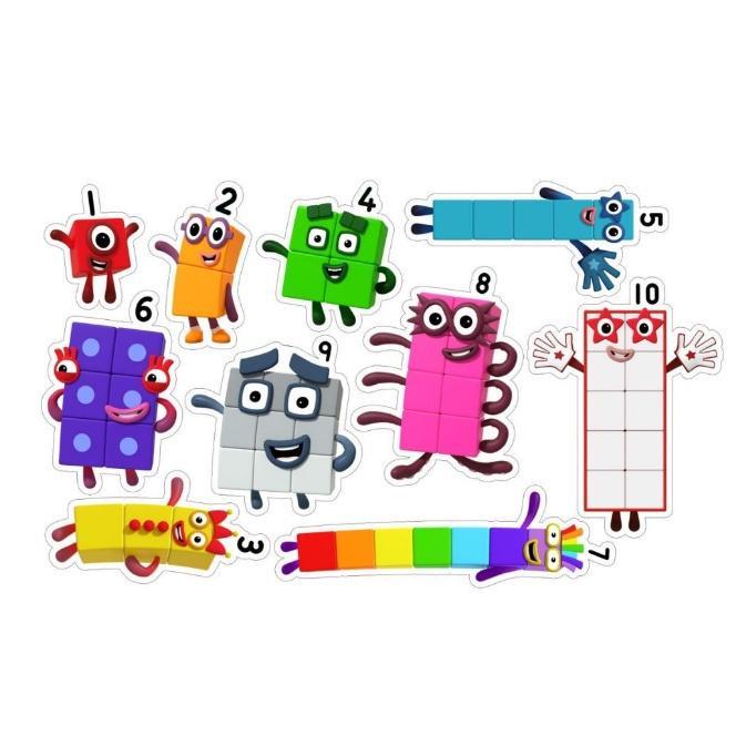 (Tặng Sticker) Đồ chơi toán học NUMBER BLOCKS Linking Cubes xếp hình sáng tạo 100 khối loại Túi (Gửi File Mềm Bài Học)