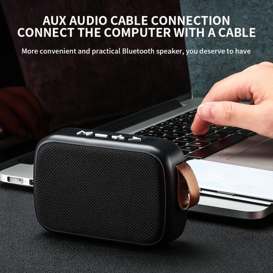 Loa Bluetooth Vải Mini Hỗ Trợ Thẻ Tf Kết Nối Không Dây Ngoài Trời Di Động Âm Thanh Thể Thao Âm Thanh Nổi Quà Tặng Sáng Tạo Loa Siêu Trầm Color: Black