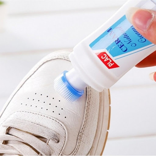 Chai xịt làm sạch giày dép sneaker + Chai tẩy trắng giày Plac + Túi đựng giày xinh xắn tiện lợi size lớn