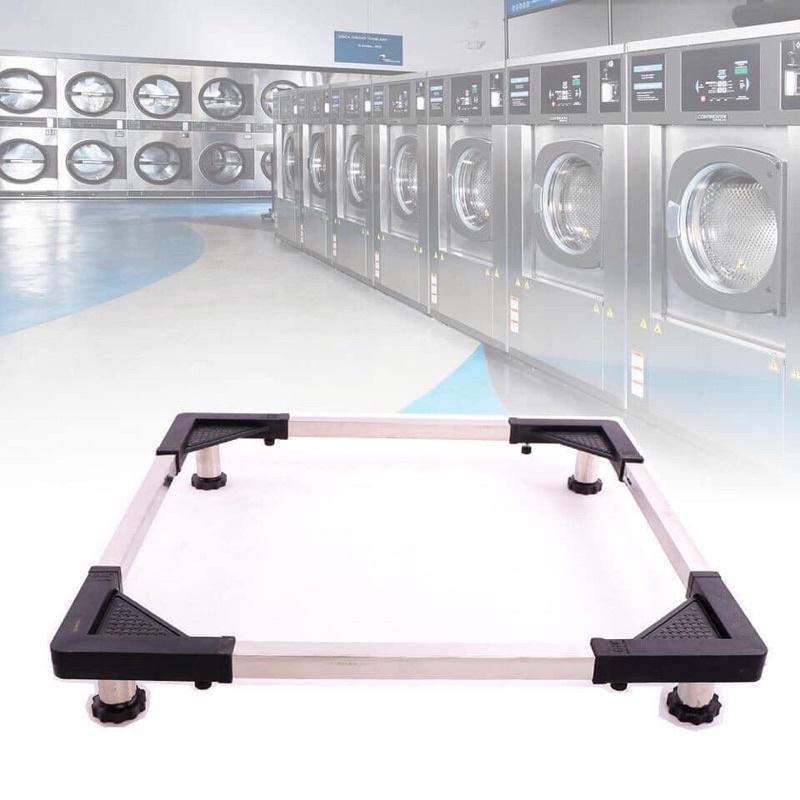 Chân kê máy giặt, chân kê tủ lạnh,máy lọc nước khung inox có thể điều chỉnh được kích thước