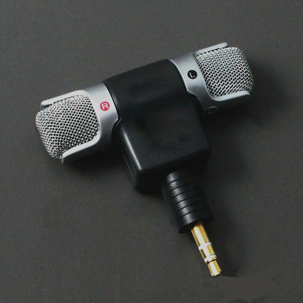 Mini 3.5mm Stereo Microphone Electret Condenser Microphone for Mobile Phone