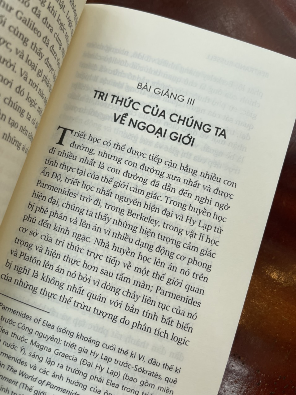 TRI THỨC CỦA CHÚNG TA VỀ NGOẠI GIỚI - Bertrand Russell - Huỳnh Duy Thanh dịch – Viện Ired – bìa mềm