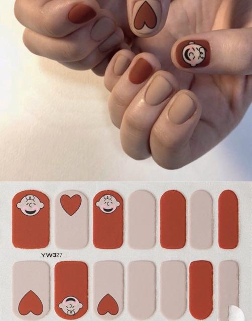 Set dán móng tay nails dán nghệ thuật nhiều màu - có ngay bộ móng đẹp trong 5 phút (Nail wraps / Nail stickers) CAM CAM