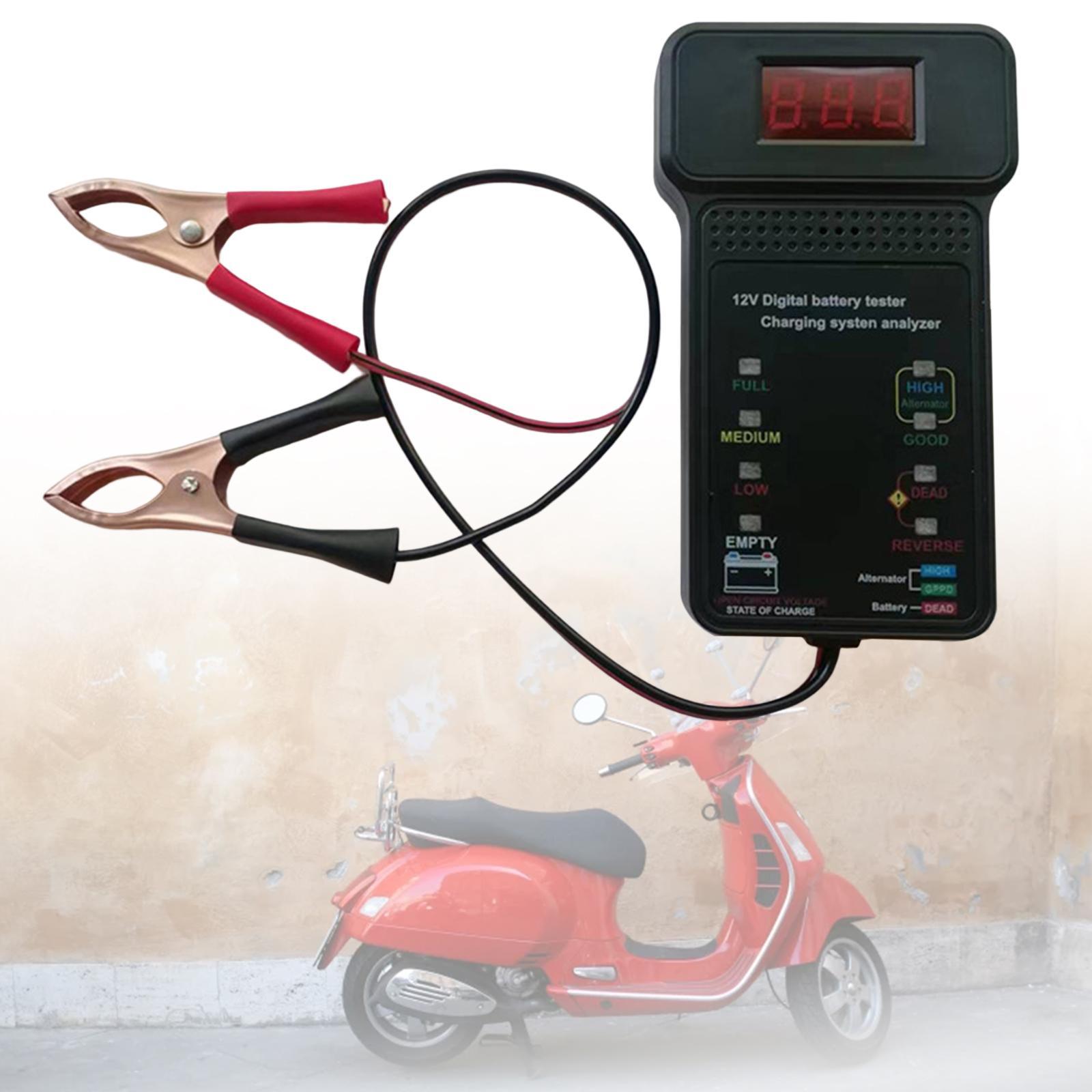 Car Battery Tester Analyzer  Battery Checker Durable Voltmeter