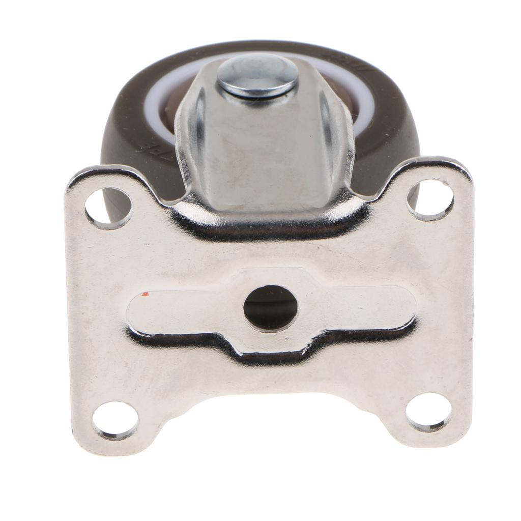 Cao Su Nhiệm Vụ Nặng Castor Xe đẩy Bánh Xe Caster Công Nghiệp Cố định Tấm