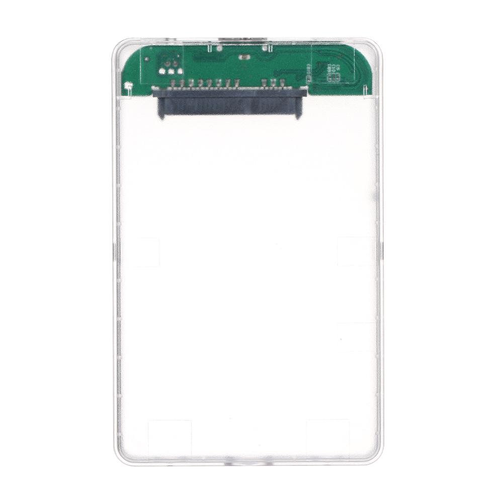 Hard Disk Case HDD/SSD Enclosure USB3.0 High-speed Transmission Easy Installation Suitable for 2.5 inch SATA HDD/SSD