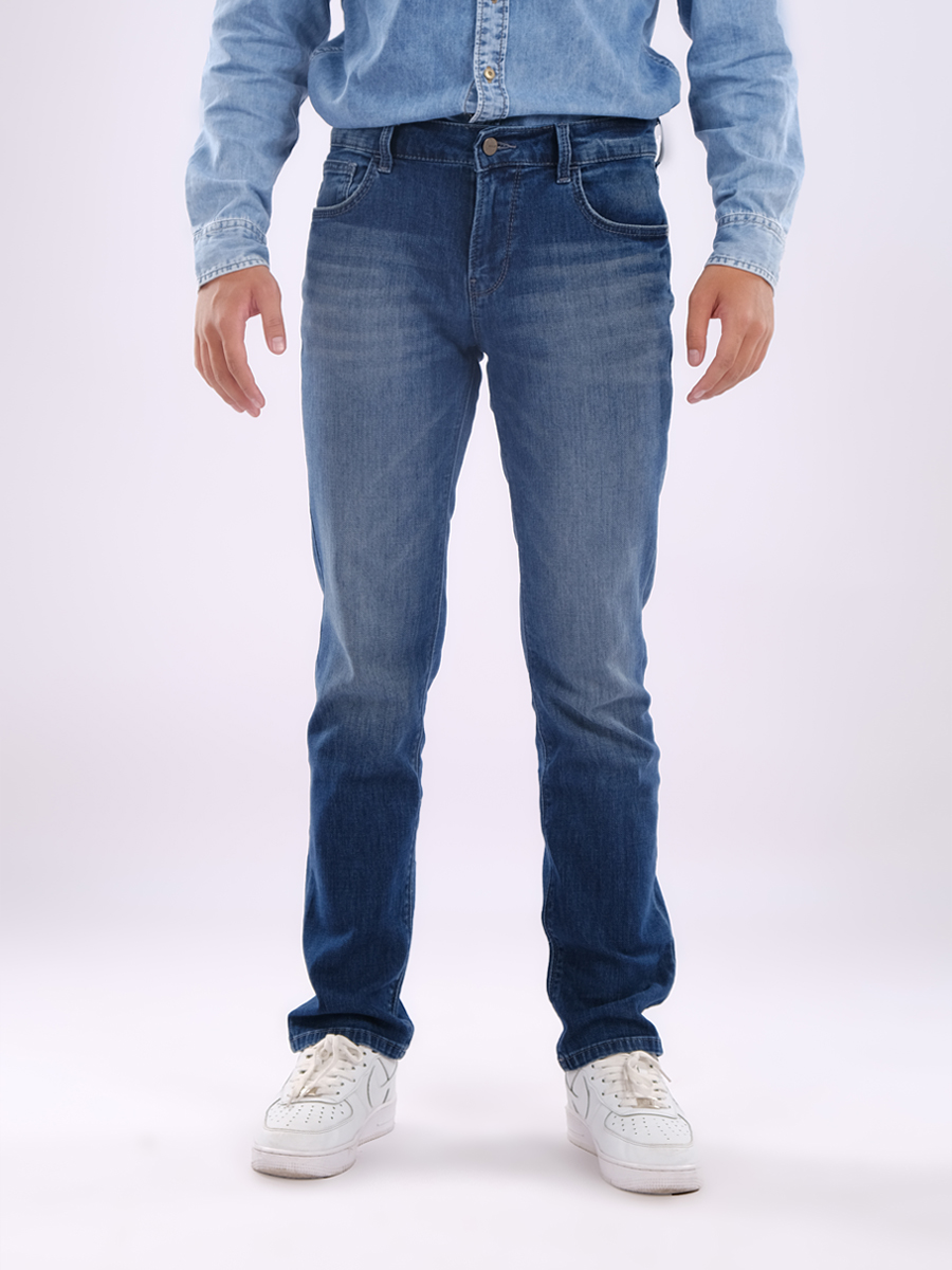 Quần nam dài jeans ống suông MJB0185
