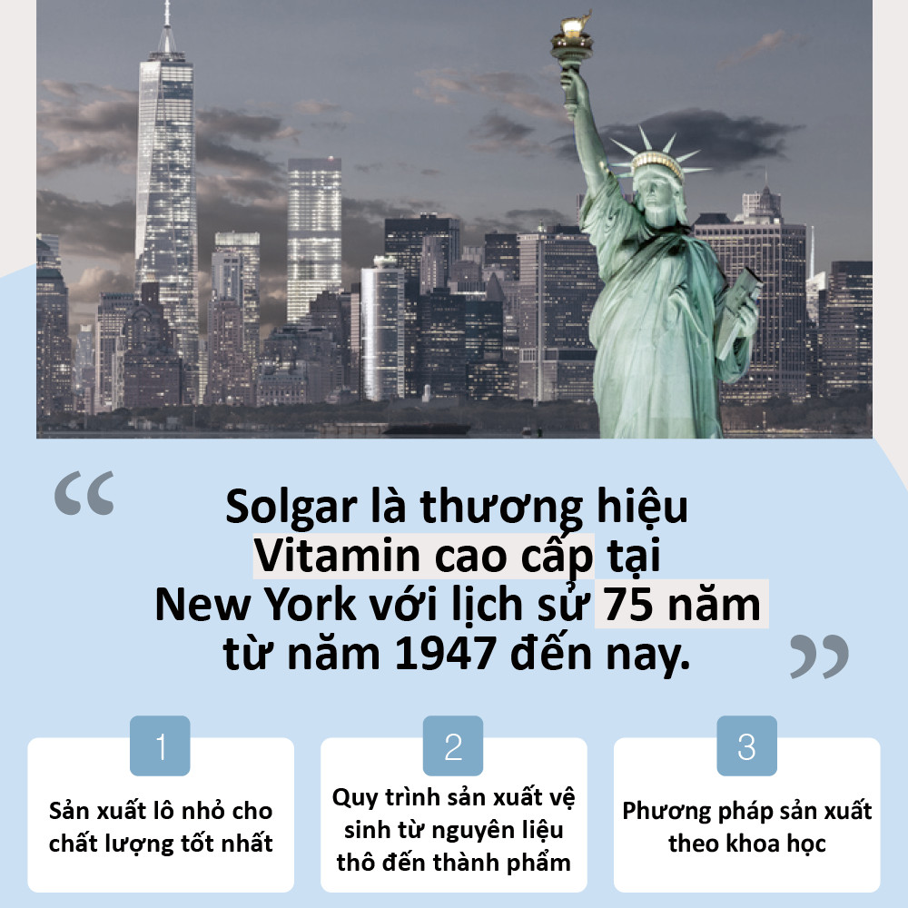NHẬP KHẨU USA CHÍNH HÃNG - Viên uống ngừa loãng xương, hỗ trợ sức khỏe xương khớp Solgar Vitamin D3 1000 IU