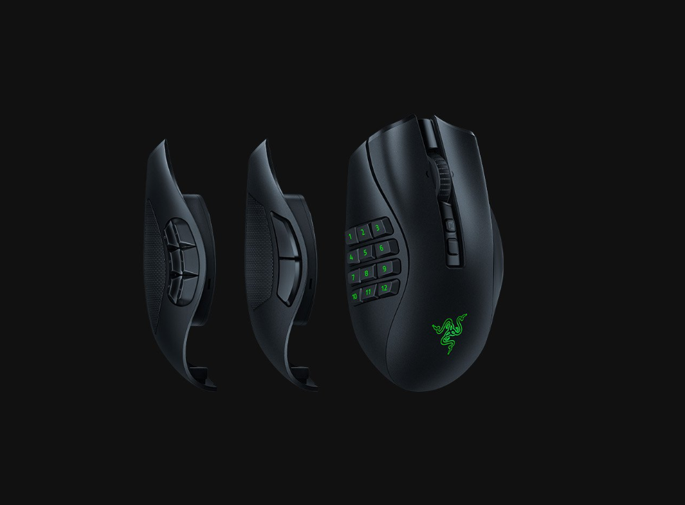 Hình ảnh Chuột Gaming không dây Razer Naga V2 Pro | Không dây | 90 Triệu lần nhấn | 30000 DPI | 22 nút lập trình | 134g | Hàng Chính Hãng