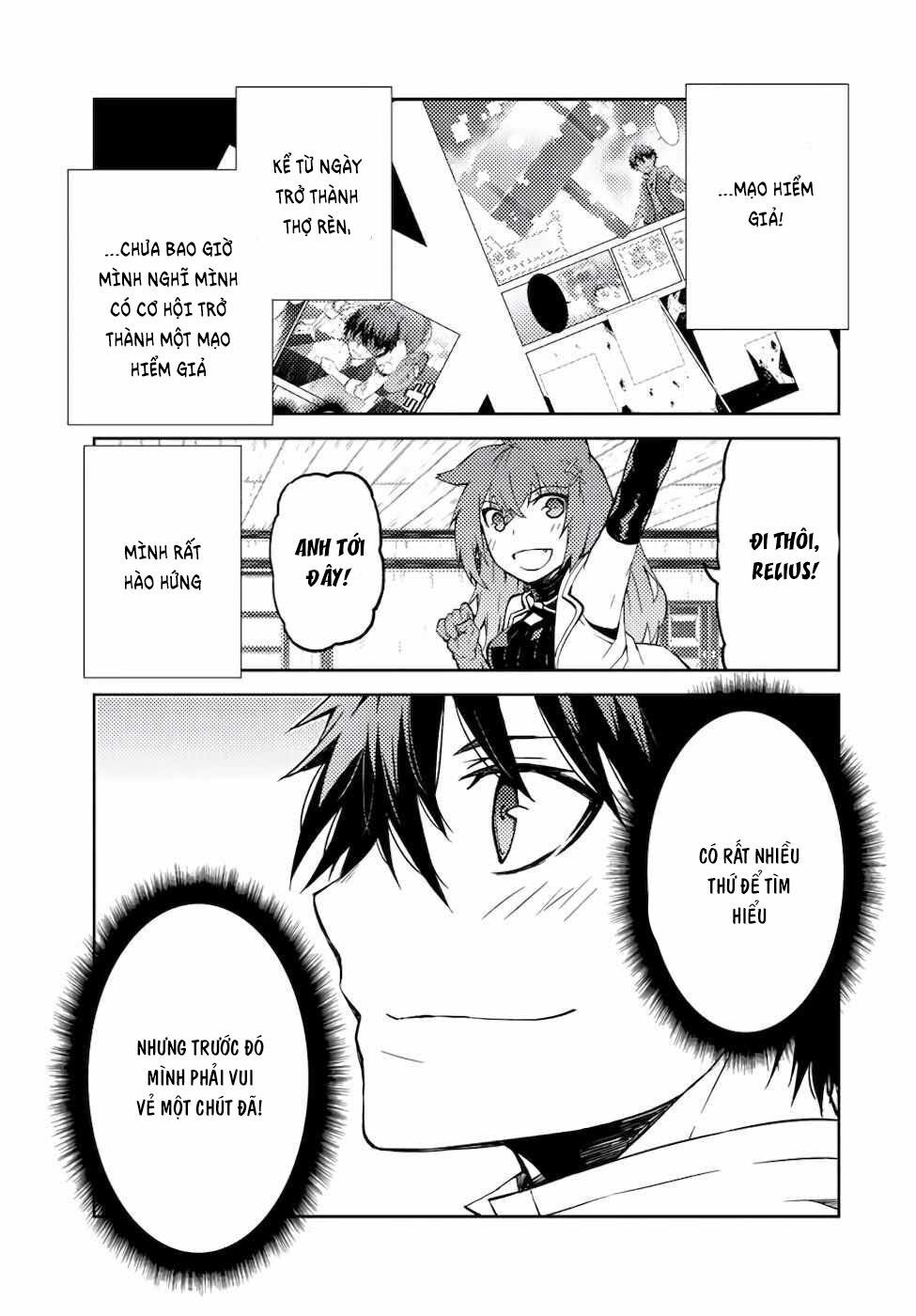 từ chức nghiệp yếu nhất trở thành "thợ rèn" mạnh nhất chapter 24 11