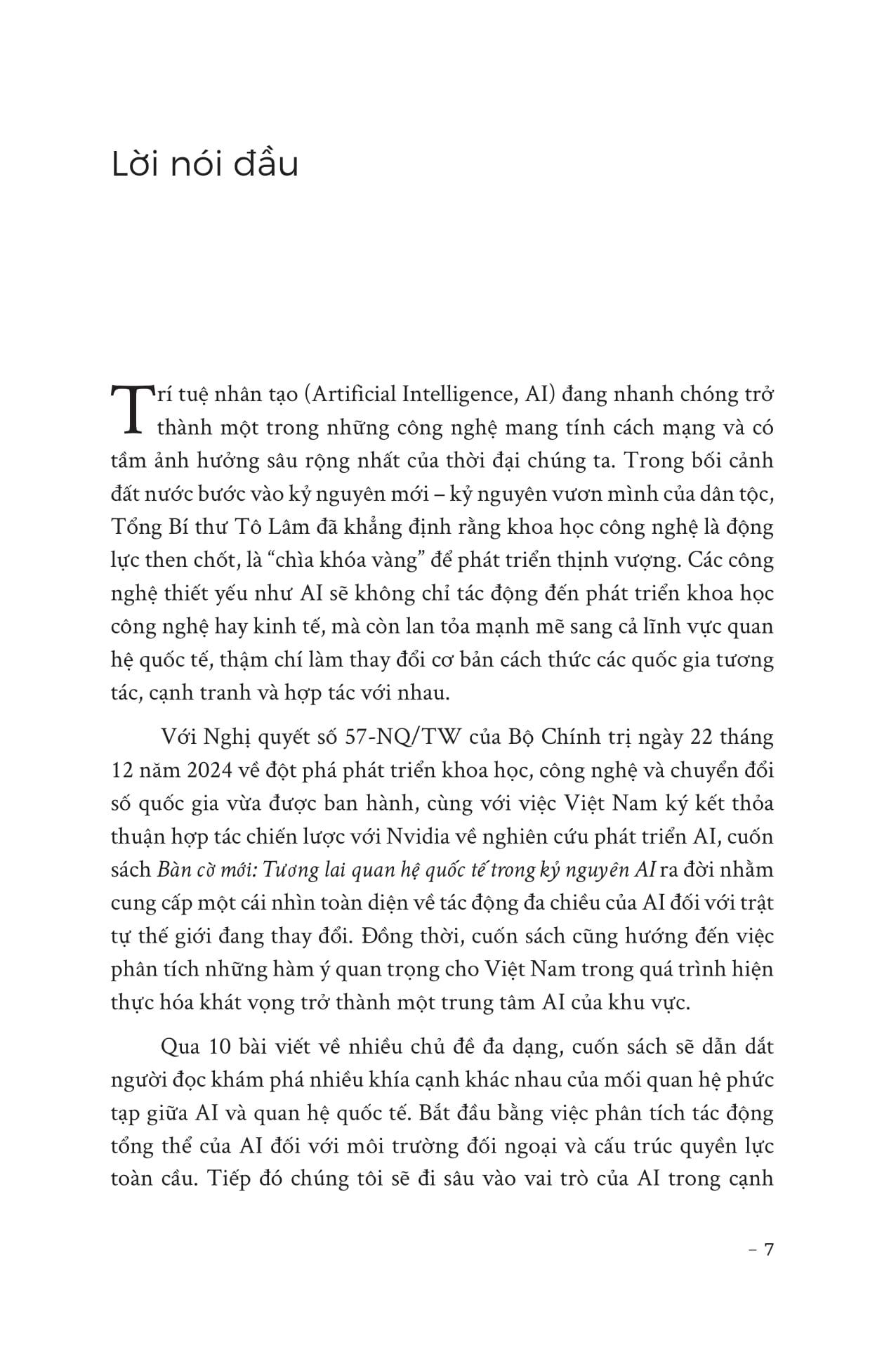 Sách - Bàn Cờ Mới - Tương Lai Quan Hệ Quốc Tế Trong Kỷ Nguyên AI